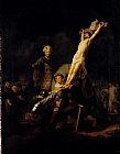 Rembrandt The Elevation Of The Cross